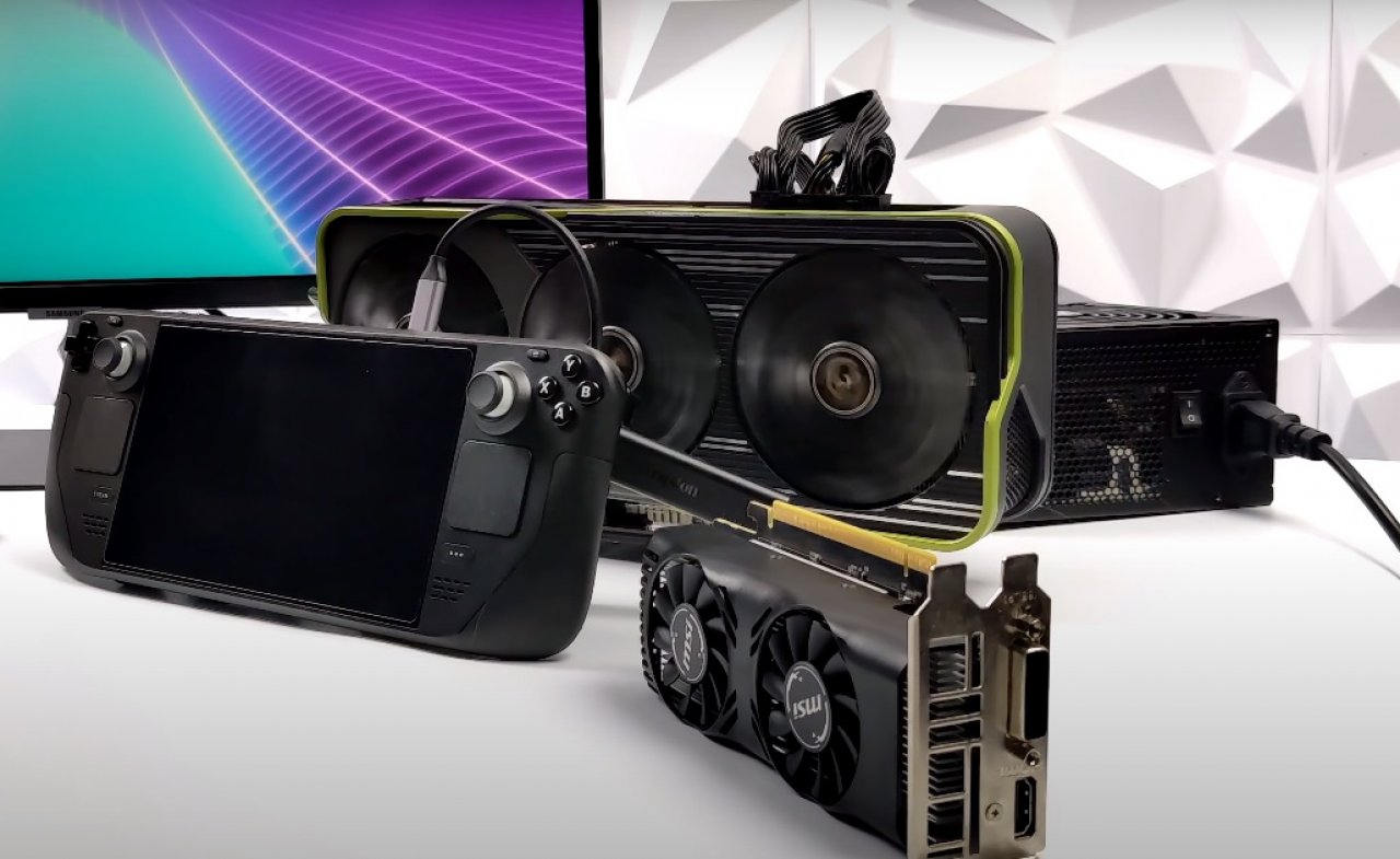 [12/04/2022] Ein Youtuber prüft in einem seiner neuesten Videos die eGPU-Fähigkeiten des Steam Decks und lässt dabei die iGPU gegen eine Radeon RX 6900 XT antreten.