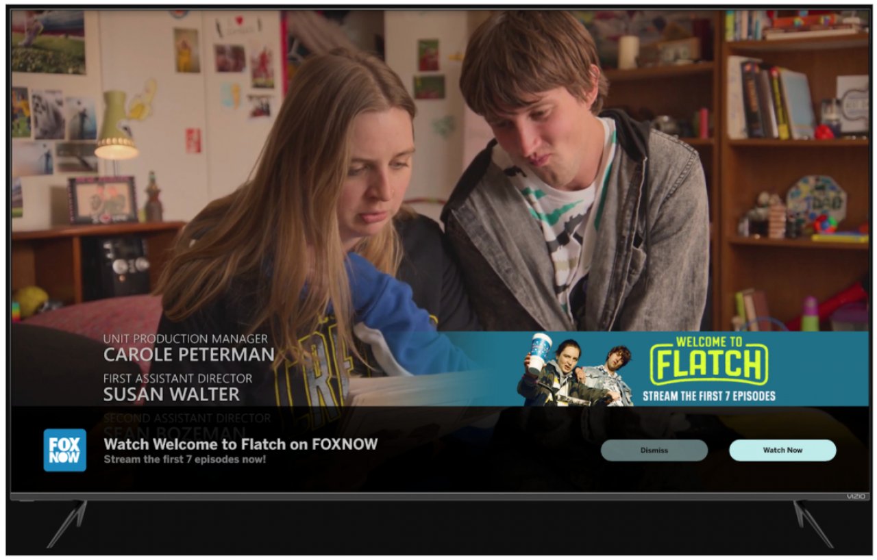 [05/04/2022] Vizio Bannerwerbung auf Smart-TV