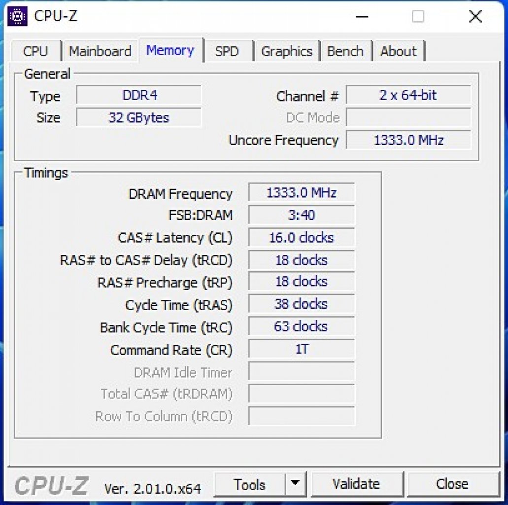 DDR4-2666-Konfiguration