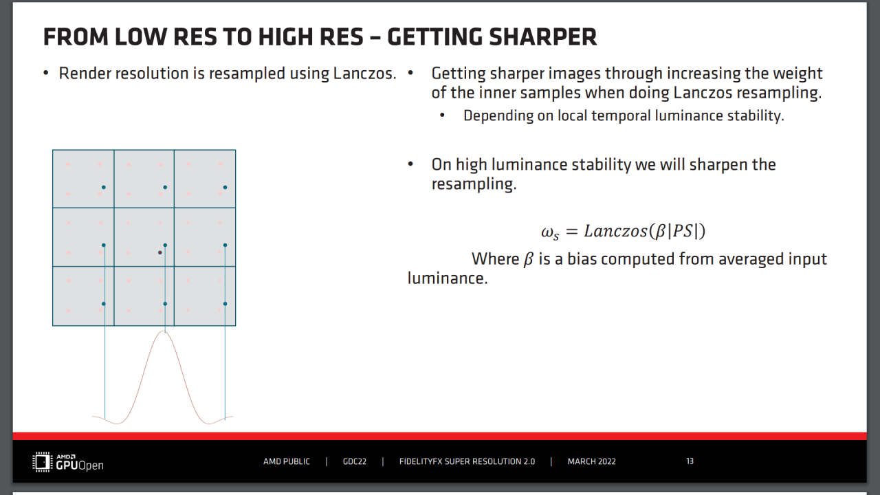 [12/05/2022] AMD FSR 2.0 - GDC Slides - From Low Res to High Res - Getting Sharper