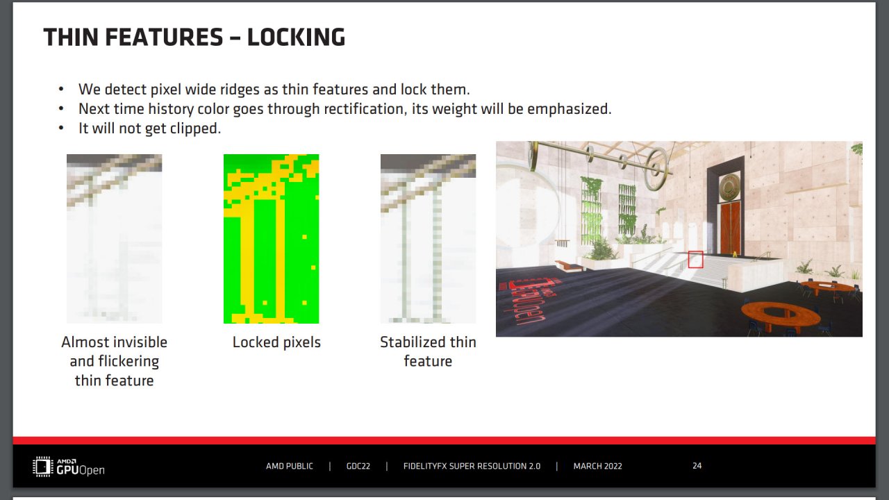 [12/05/2022] AMD FSR 2.0 - GDC Slides - Thin Features - Locking