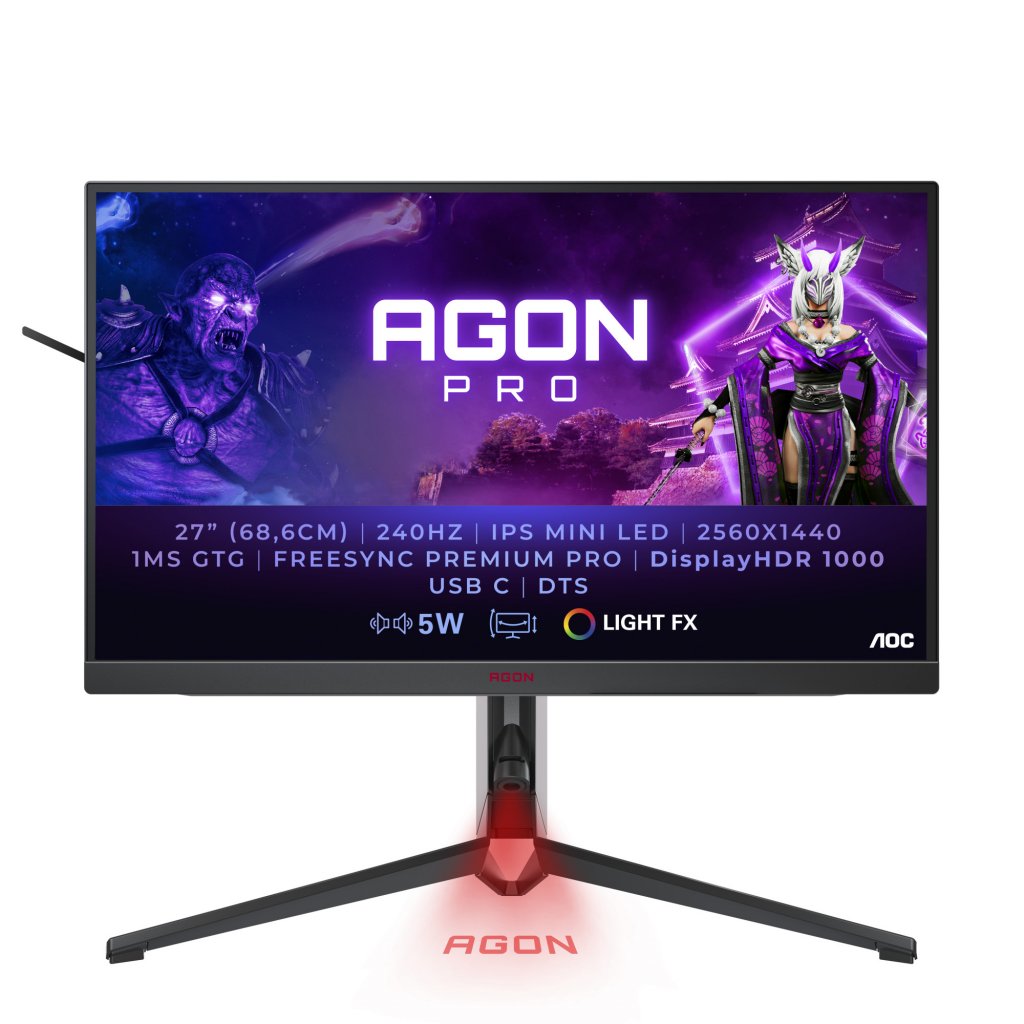 [18/05/2022] AOC Agon Pro: Neuer Gaming-Monitor mit Mini-LEDs, 240 Hz und mehr für 1.309 Euro. (1)