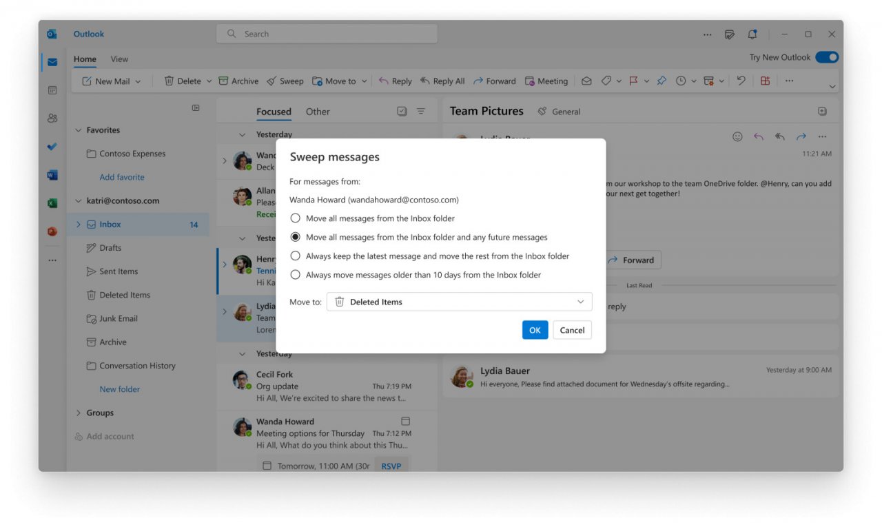 [18/05/2022] Neue Outlook App Regeln hinterlegen