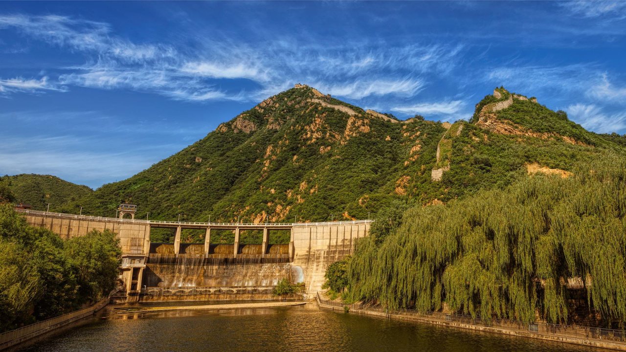 [10/05/2022] Staudamm in China (Symbolbild).