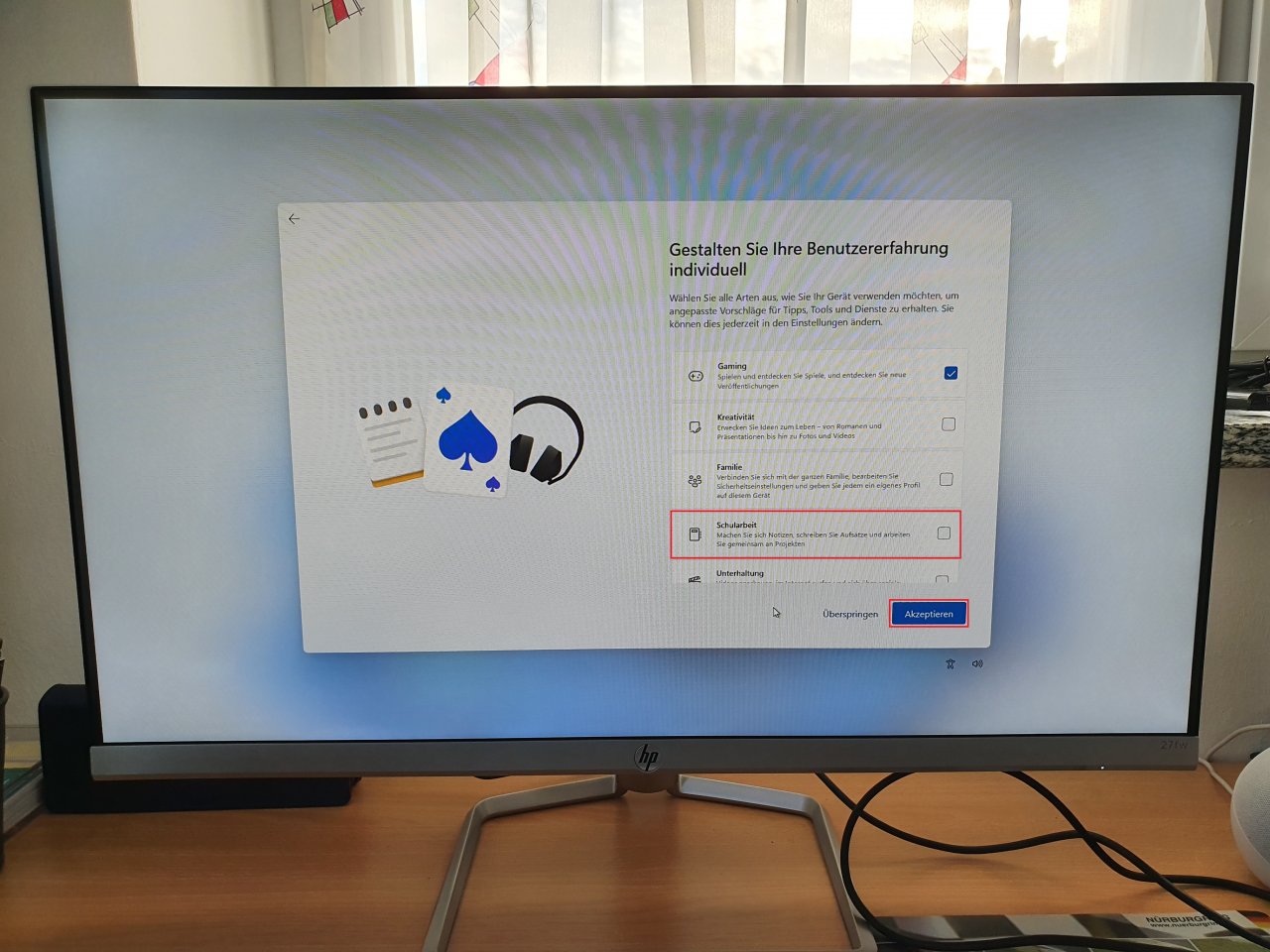 [06/05/2022] Schritt bei der Ersteinrichtung von Windows 11 Pro, um die Pflicht zum Microsoft-Konto zu umgehen. Hierzu einfach 