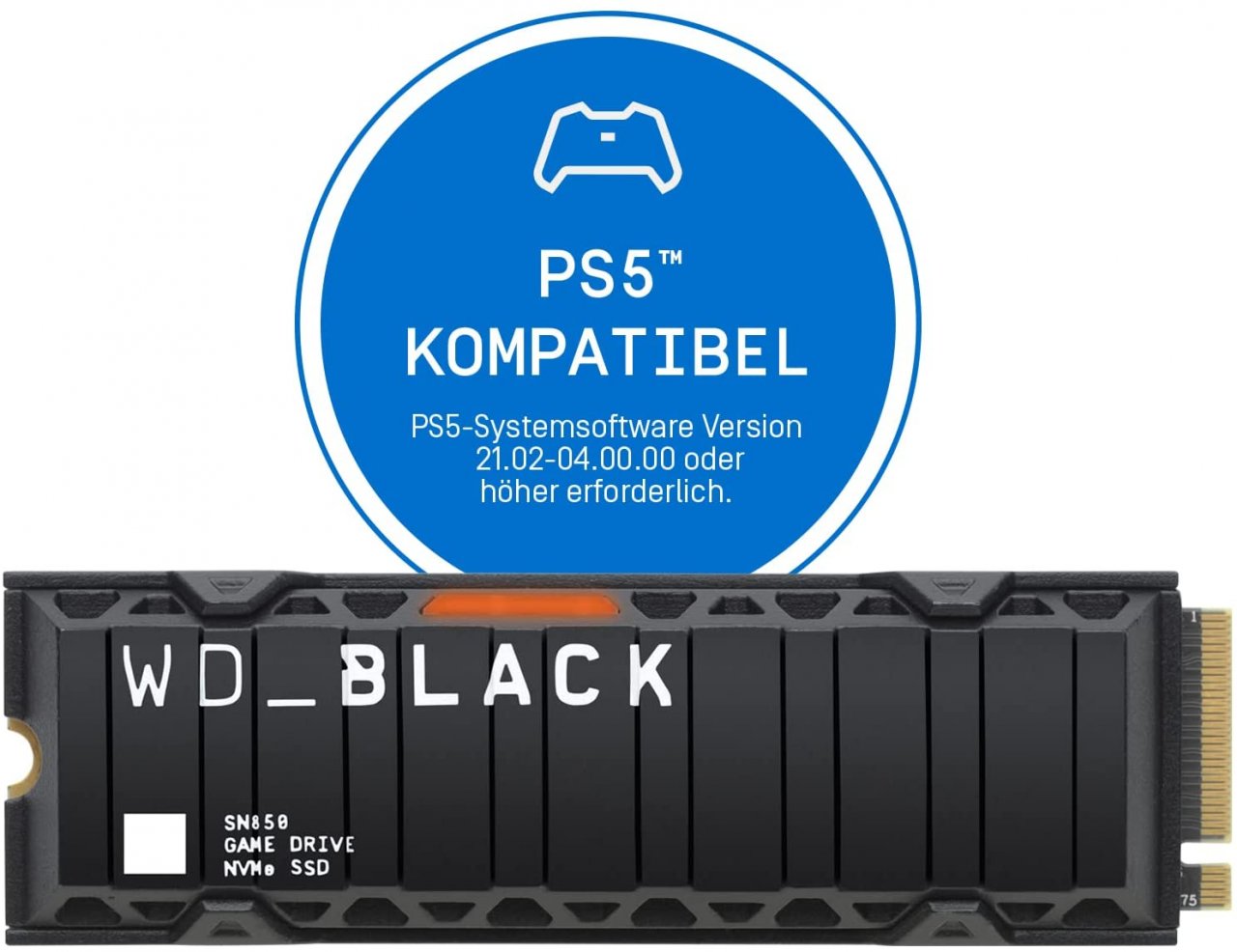 [23/06/2022] Derzeit ist die PS5-SSD WD Black SN850 mit integriertem Kühlkörper bei Amazon günstig wie nie erhältlich.