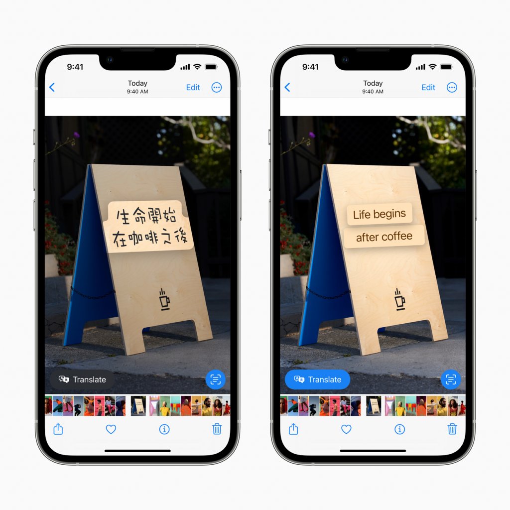 [07/06/2022] Apple WWDC22 iOS16 Live Text translate
