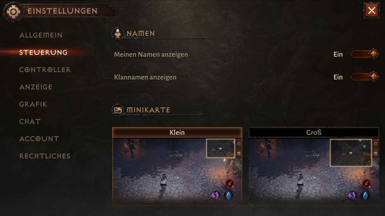 Diablo Immortal PC Beta: Optionen (3)