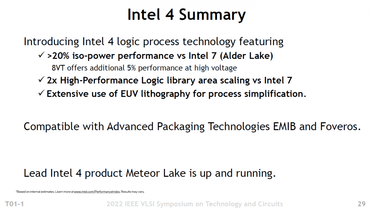 [12/06/2022] Während der Fertigungsprozess Intel 7 für Alder Lake und die kommenden Raptor-Lake-CPUs zum Einsatz kommt, wird Intel 4 erstmals bei Meteor Lake (Core i-14000) zum Einsatz kommen.