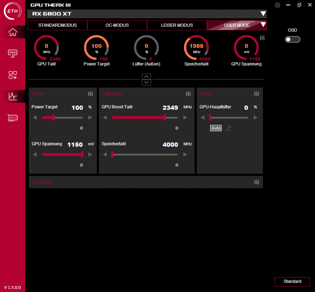 [03/06/2022] Asus GPU Tweak III