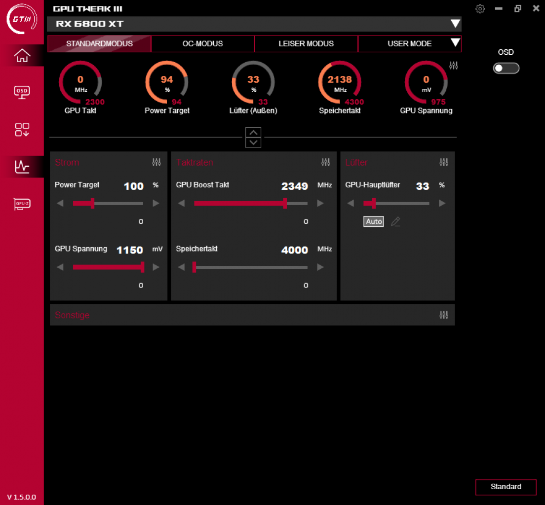 [03/06/2022] Asus GPU Tweak III