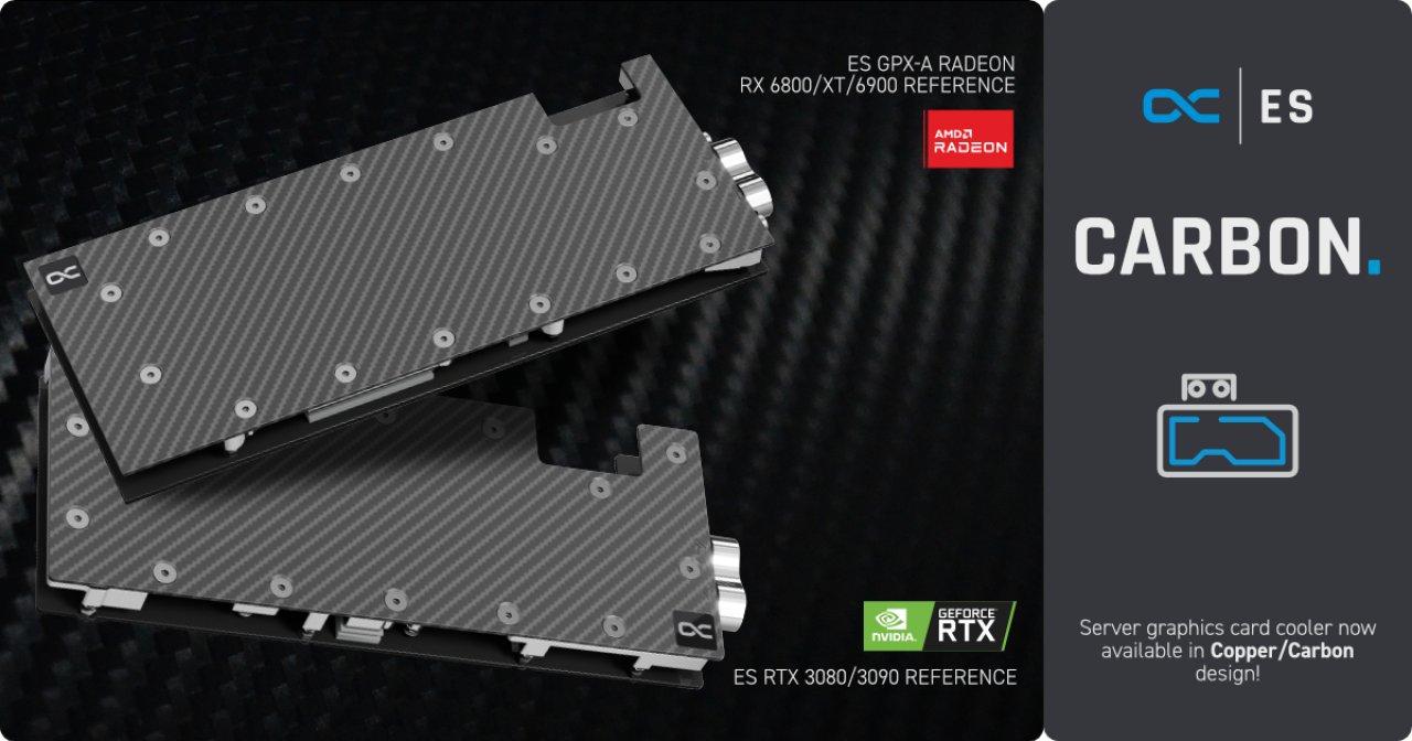 [05/07/2022] Alphacool ES GPX Copper/Carbon: 1-Slot-Wakü-Kühler für RX 6000 und RTX 3080/3090 (1)