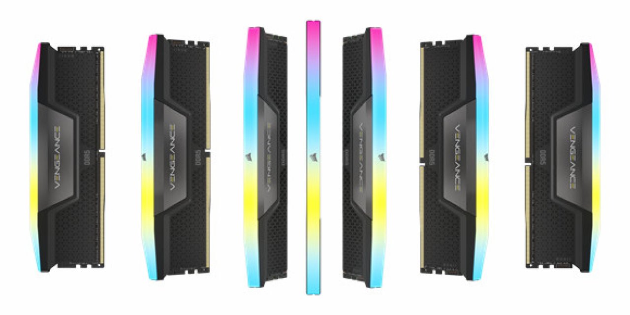 [28/07/2022] DDR5-RAM: Corsair präsentiert neue Vengeance-RGB-Module in Schwarz und Weiß