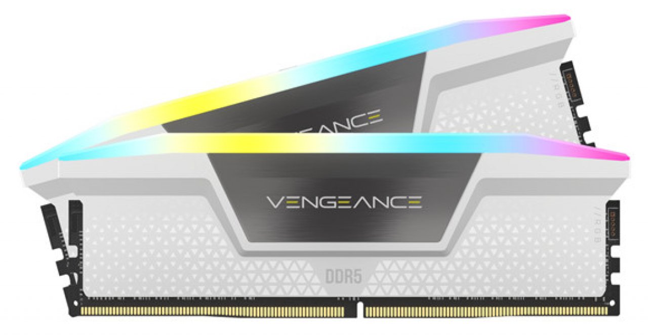 [28/07/2022] DDR5-RAM: Corsair präsentiert neue Vengeance-RGB-Module in Schwarz und Weiß