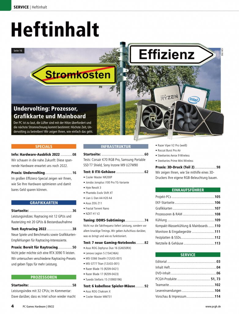 [27/07/2022] Alle Heftinhalte auf einen Blick: