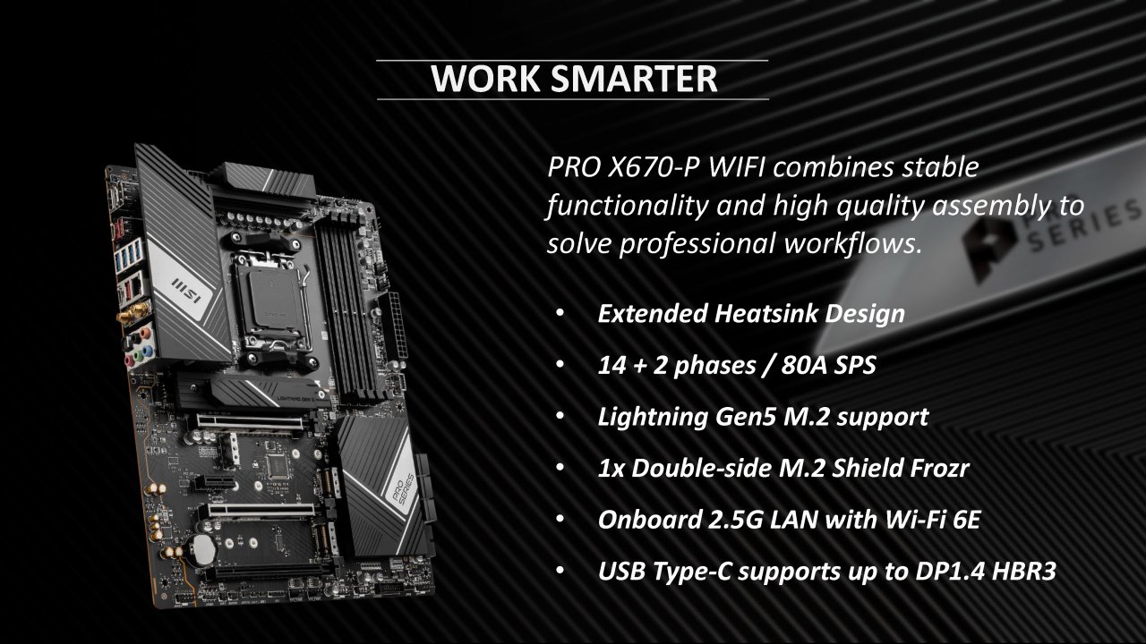 [05/08/2022] AM5-Motherboard-Showcase von AMD, Asrock, Asus, Biostar, Gigabyte und MSI (28): Die Enttäuschung des Abends – nur PCI-Express 4.0 für Grafikkarten auf einem Mainboard des Jahrgangs 2022. Neben MSI hat bislang nur Gigabyte derart beschnittene X670-Mainboards ohne 