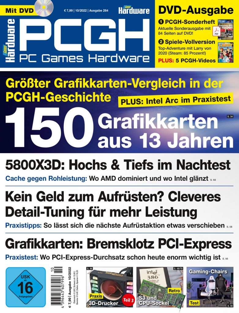 [31/08/2022] DVD-Cover der PCGH-Ausgabe 10/22.