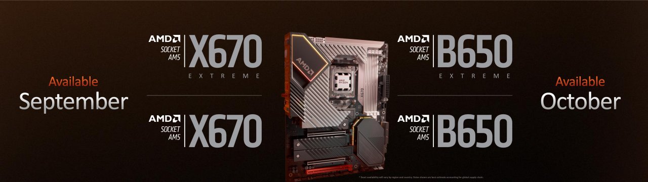 [30/08/2022] Der Nachfolger des beliebten B550-I/O-Hubs erhält im Oktober seinen Nachfolger, unterteilt in B650 und B650 Extreme. X670(E) ist dagegen direkt zum Verkaufsstart am 27.09.22 verfügbar.