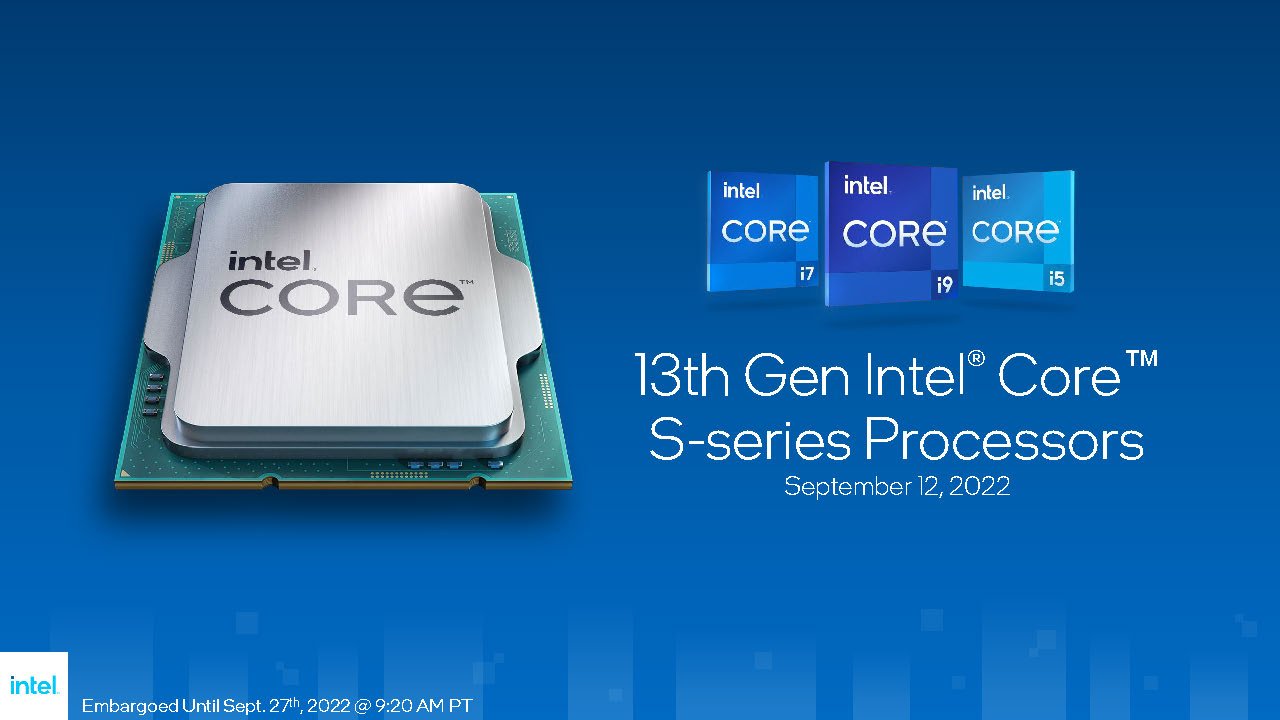[27/09/2022] Intel stellt offiziell die 13. CPU-Generation mit Codenamen Raptor Lake.