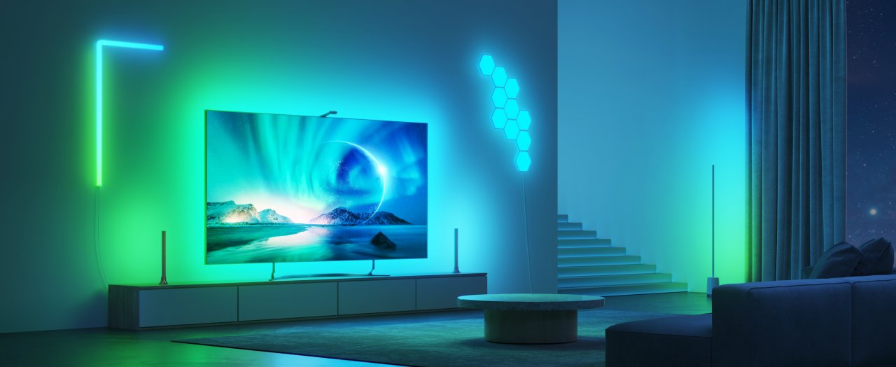 [29/09/2022] Govee-TV-Hintergrundbeleuchtung T2 synchronisiert mit Govee Wandleuchte und Hexa Glides via DreamView Funktion