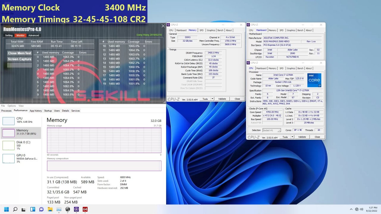 [27/09/2022] DDR5-RAM: Schnellerer G.Skill-Arbeitsspeicher mit 6.800 MT/s soll endlich kommen (4)