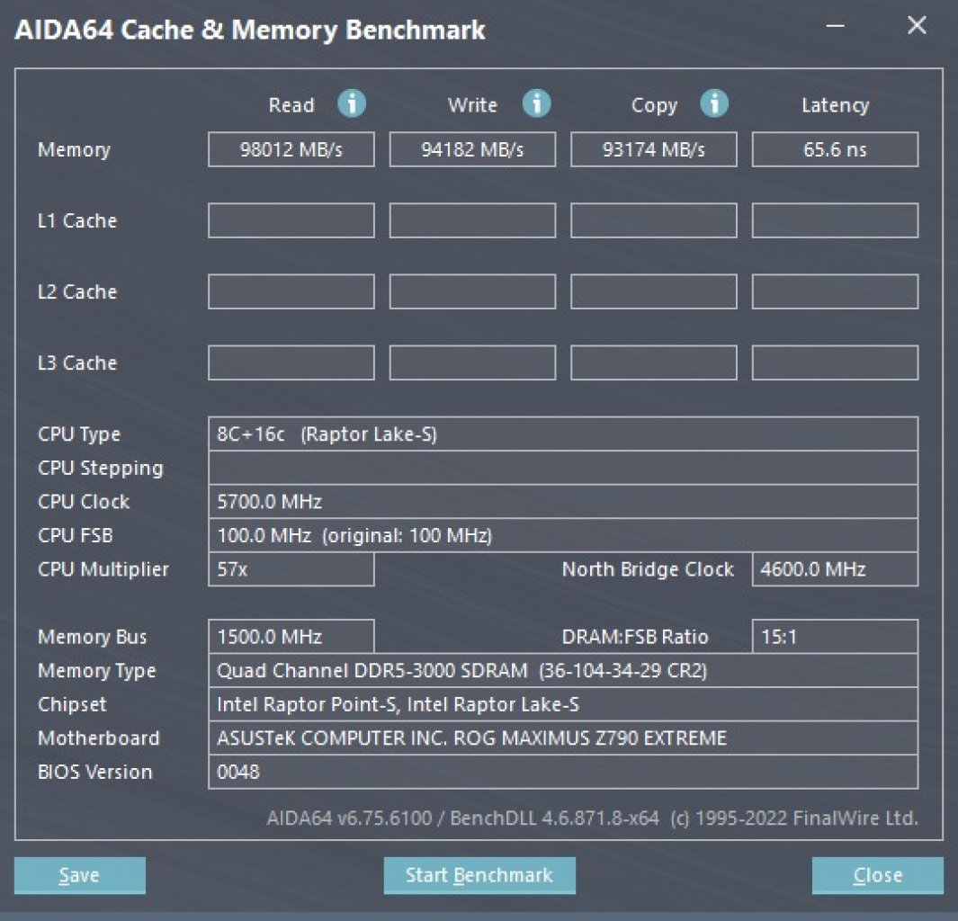 [07/09/2022] Ein Overclocker hat das erste Bild eines Asus ROG Maximus Z790 Extreme gezeigt, auf dem ein Core i9-13900K auf maximal 6,5 GHz betrieben worden sein soll. (1)