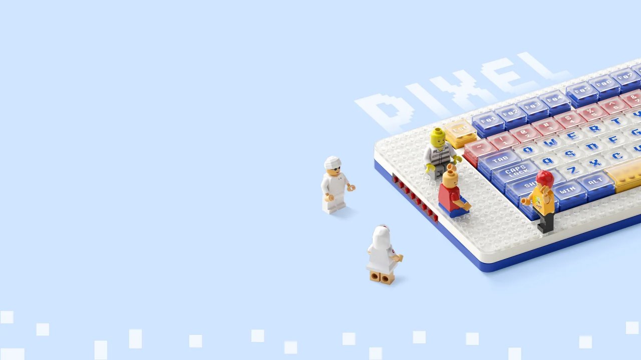[09/09/2022] Melgeeks Pixel-Tastatur: Kompatibel zu (Lego)-Klemmbausteinen (3)