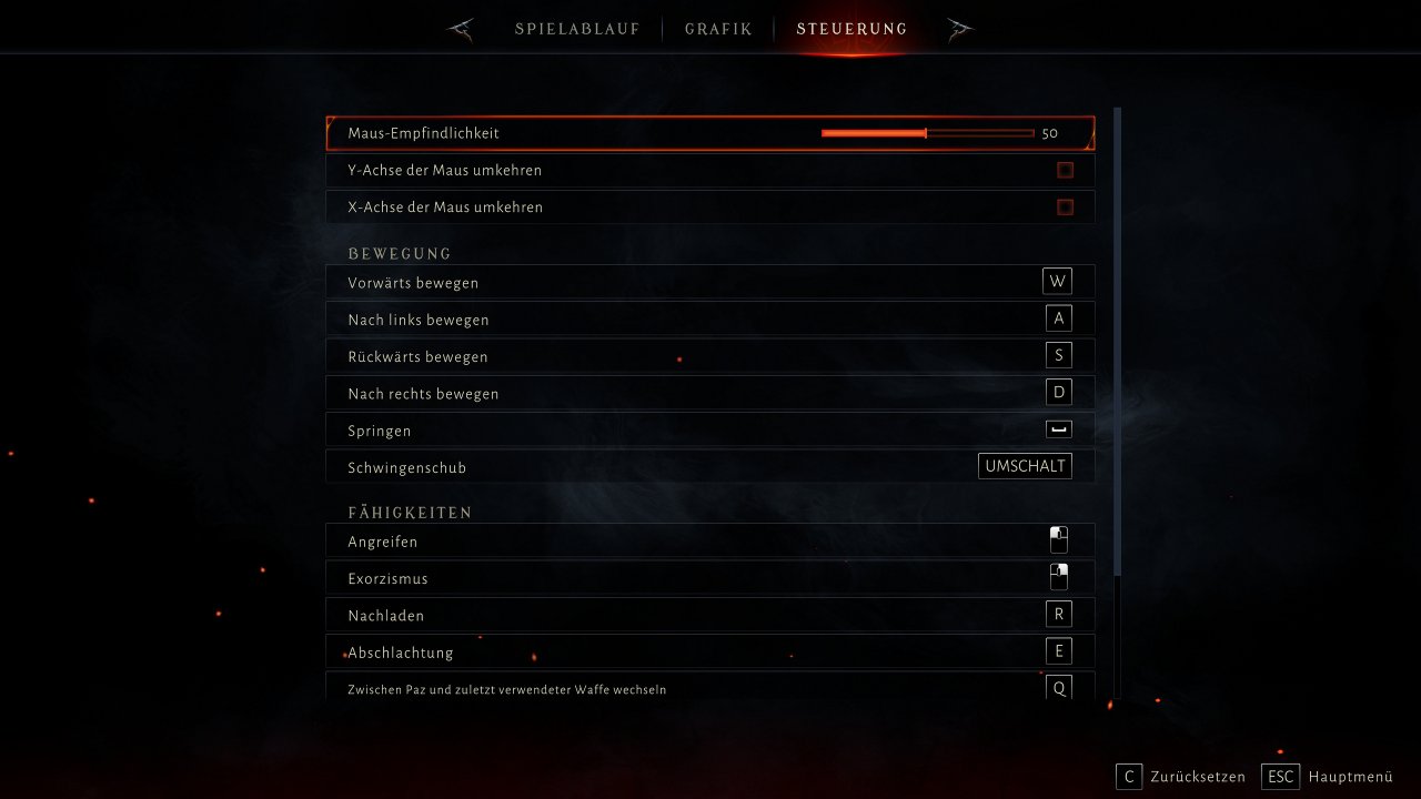 Metal Hellsinger PC Options Controls