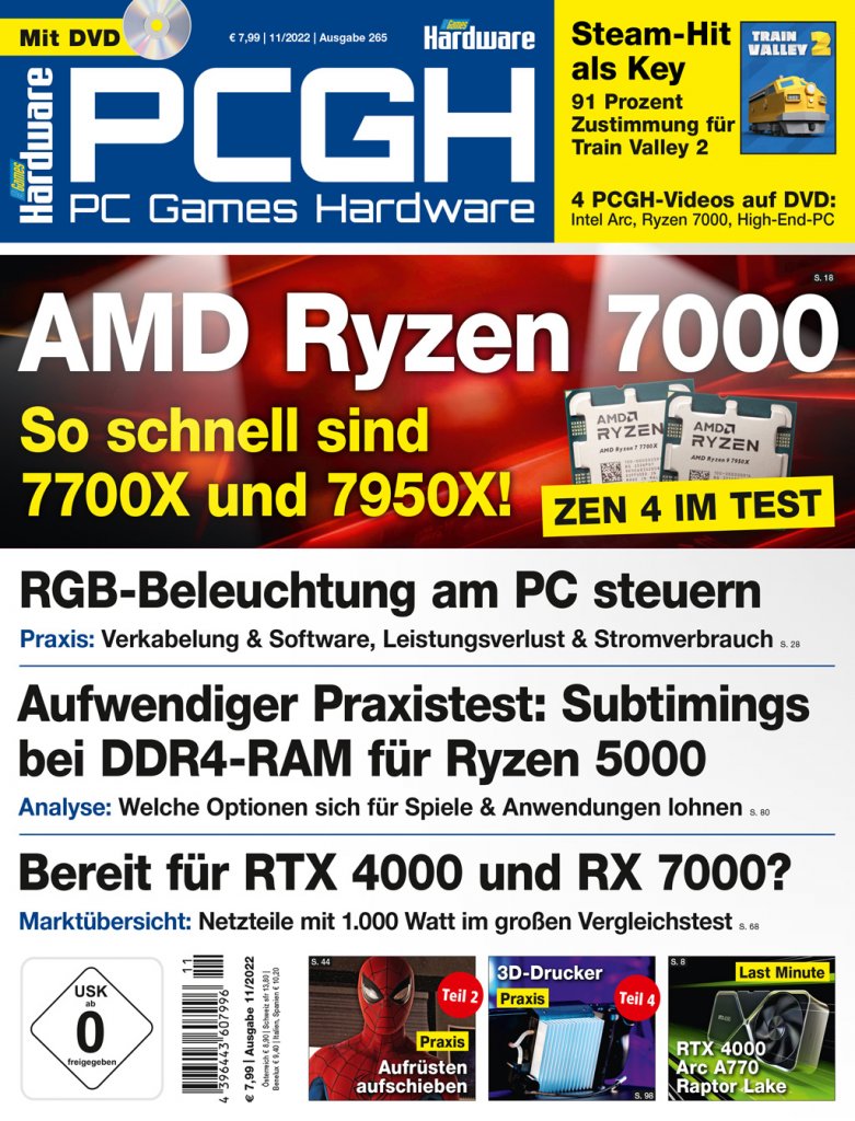 [27/09/2022] DVD-Cover der PCGH-Ausgabe 11/22.
