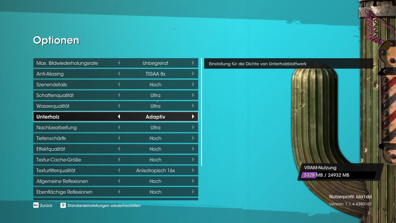 Saints Row - Men&uuml; - 06 - Erweiterte Anzeige-Optionen (1)