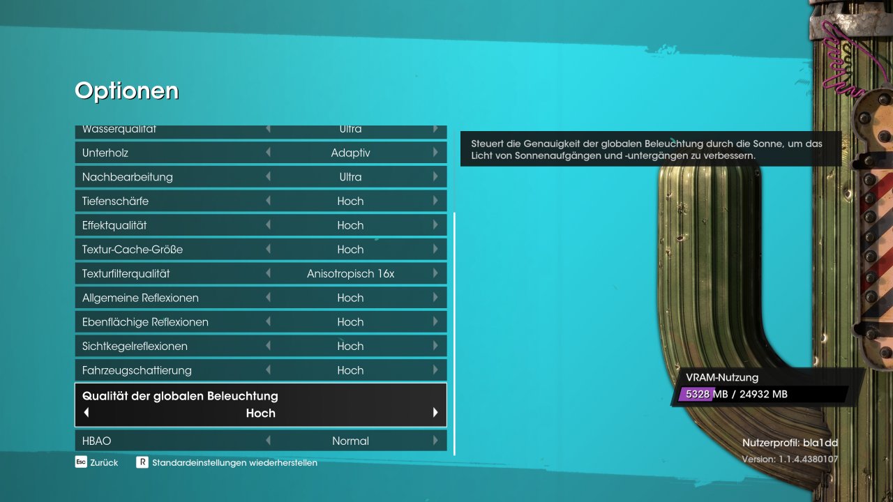 Saints Row - Men&uuml; - 07 - Erweiterte Anzeige-Optionen (2)<br> &nbsp;