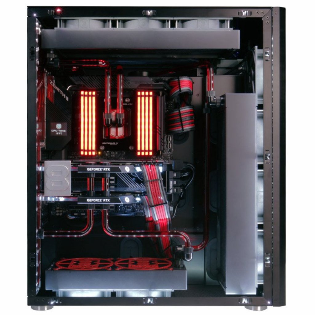 [01/10/2022] Im 8Pack Supernova MK2 gibt es unter anderem zwei getrennte Custom-Wasserkühlungen für den Prozessor und die Grafikkarten.