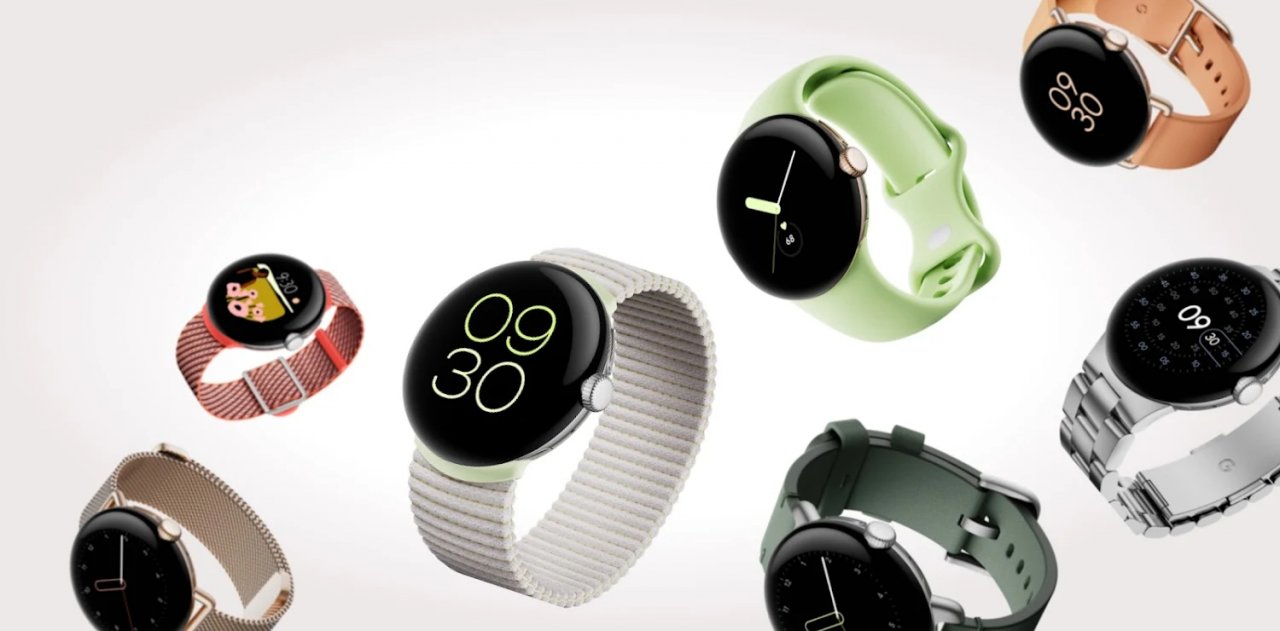 [07/10/2022] Google Pixel Watch gibt es mit verschiedenen Armbändern
