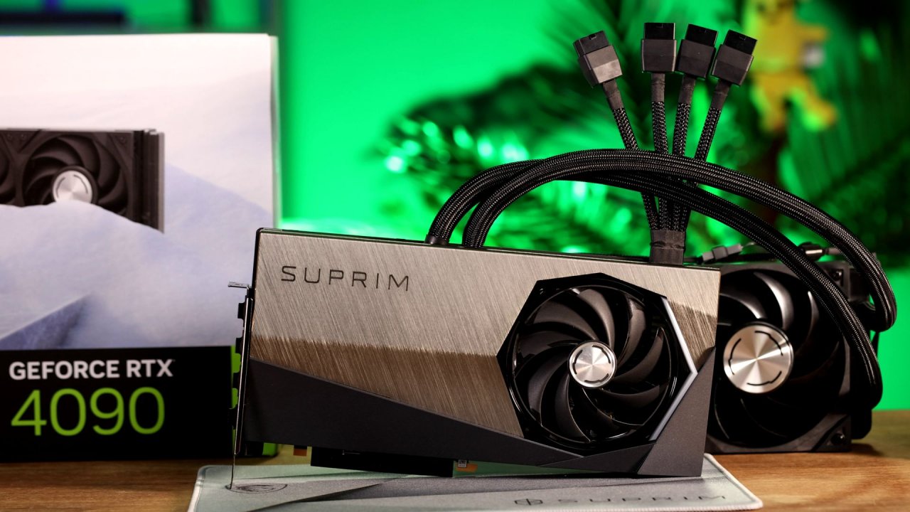 Mithilfe einer AiO erzielt die MSI Suprim X Liquid besonders niedrige Temperaturen.