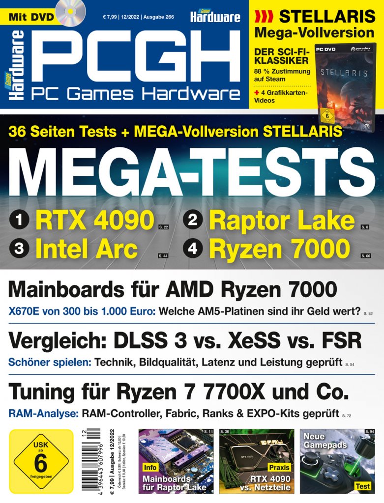 [25/10/2022] DVD-Cover der PCGH-Ausgabe 12/22.
