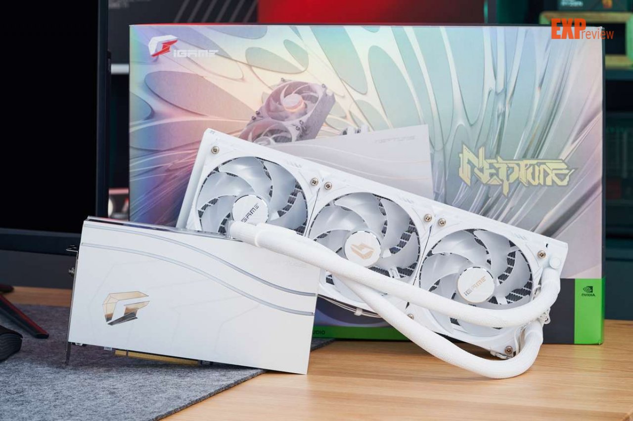 [24/10/2022] Colorful hat seine wassergekühlte Geforce RTX 4090 Neptune aus der iGame-Serie vorgestellt, die mit einer maximalen TGP von 630 W zum Übertakten aufwartet.