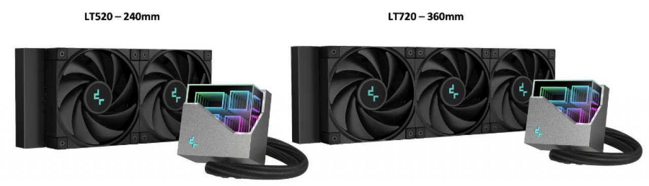 [22/11/2022] AiO-Wasserkühlung für CPUs: Premium-Reihe LT von Deepcool verfügbar