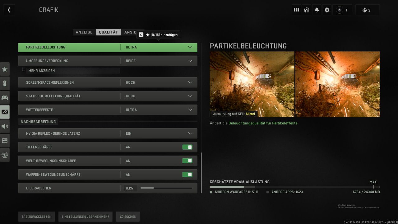 [03/11/2022] Call of Duty: MW2 (2022) - Grafikmenü - Qualität. (5)