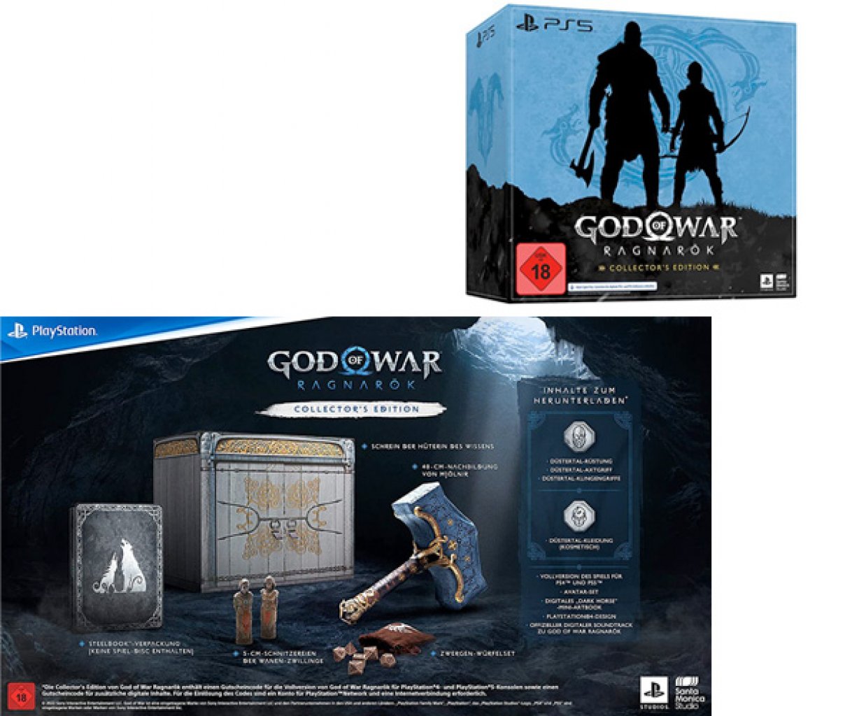[09/11/2022] Die limitierte God of War Ragnarök Collectors Edition lässt sich jetzt bei Amazon bestellen.