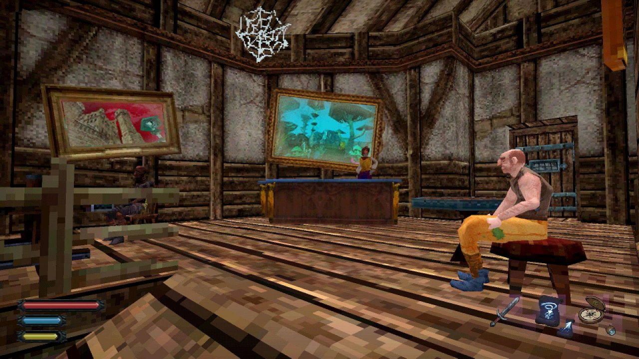 [11/11/2022] Dread Delusion (Wobbly 3D, Wobbly Textures, Retro Resolution, FOV: 60) - Screenshot von Veriquitas