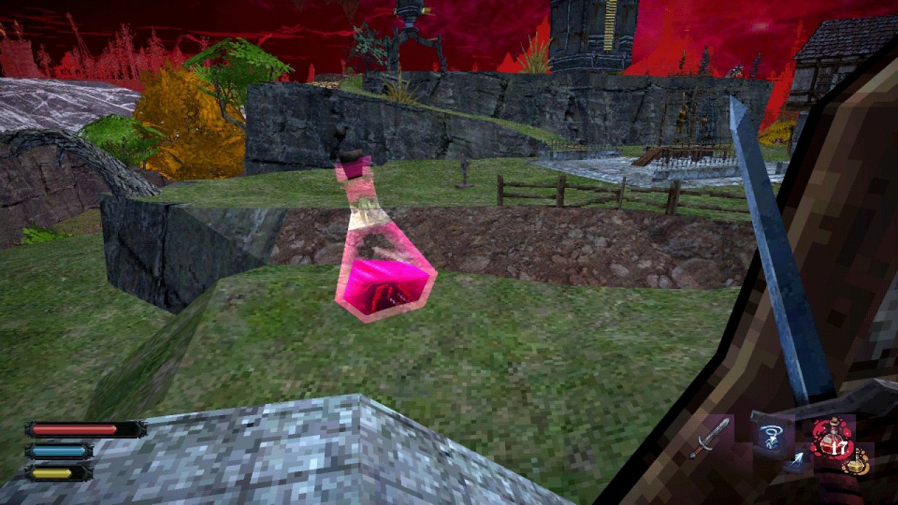 [11/11/2022] Dread Delusion (Wobbly 3D, Wobbly Textures, Retro Resolution, FOV: 60) - Screenshot von Veriquitas