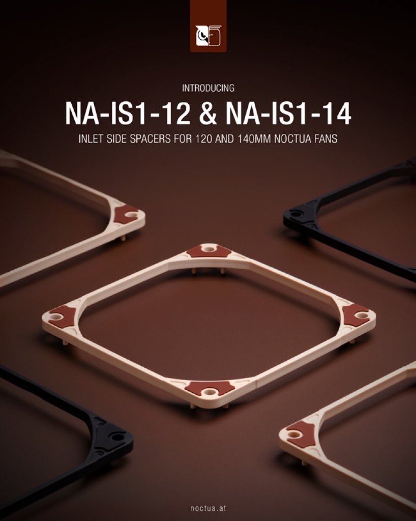 [08/11/2022] Die Abstandshalter Noctua NA-IS1-12 und NA-IS1-14