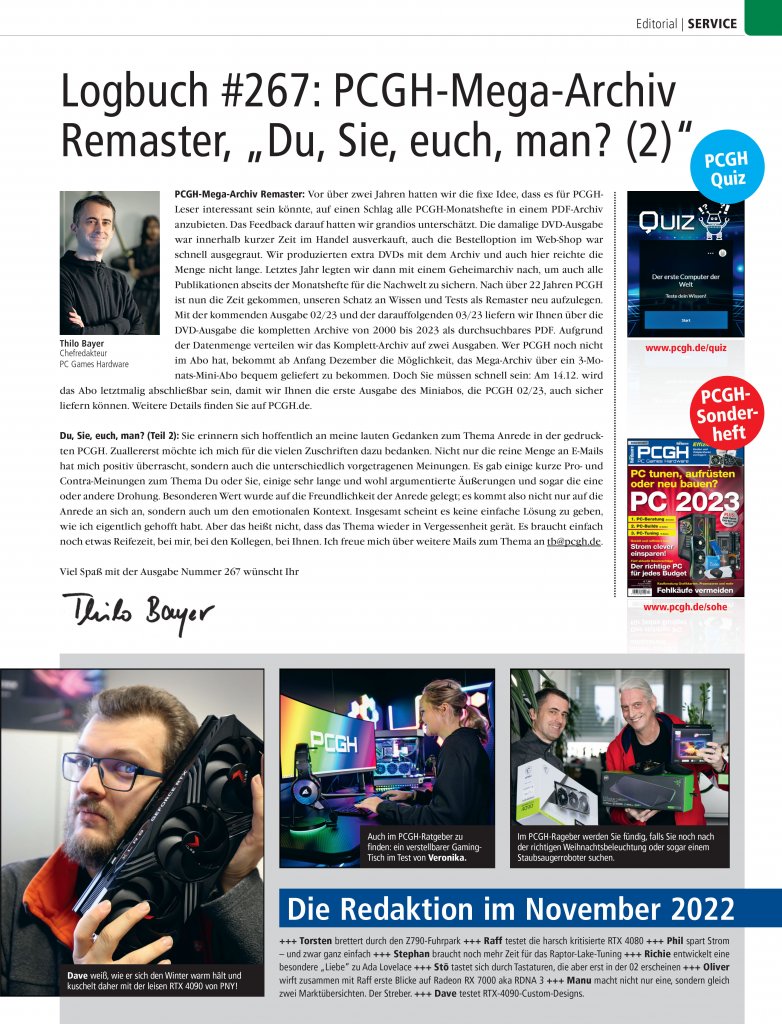 [01/12/2022] In den nächsten DVD-Ausgaben steht ein Remaster unseres Mega-Archivs an! Das Angebot mit dem 3-Monats-Abo ist nur bis zum 14. Dezember verfügbar.