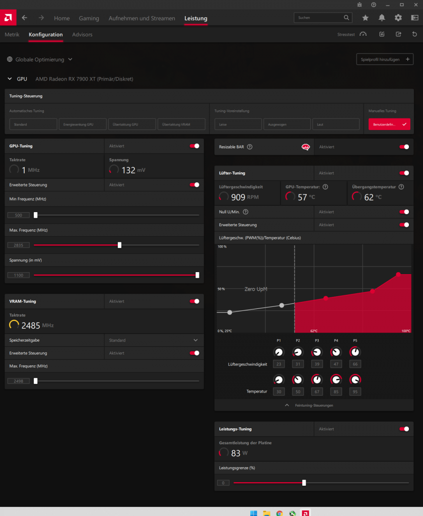 [10/12/2022] AMD Radeon RX 7900 XT: Defaults