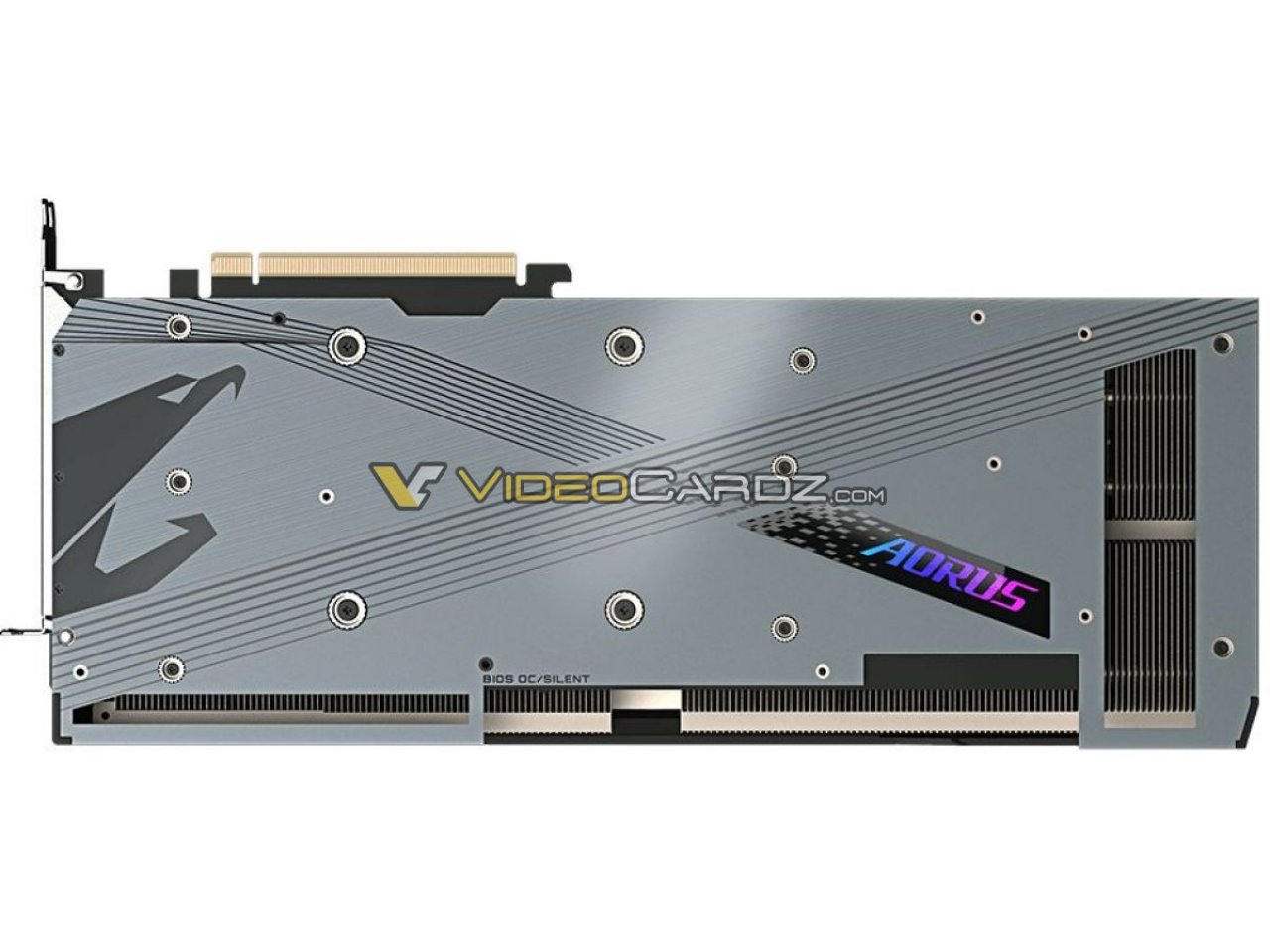 [10/12/2022] Gigabyte Radeon RX 7900 XTX Aorus Elite: Rückseite