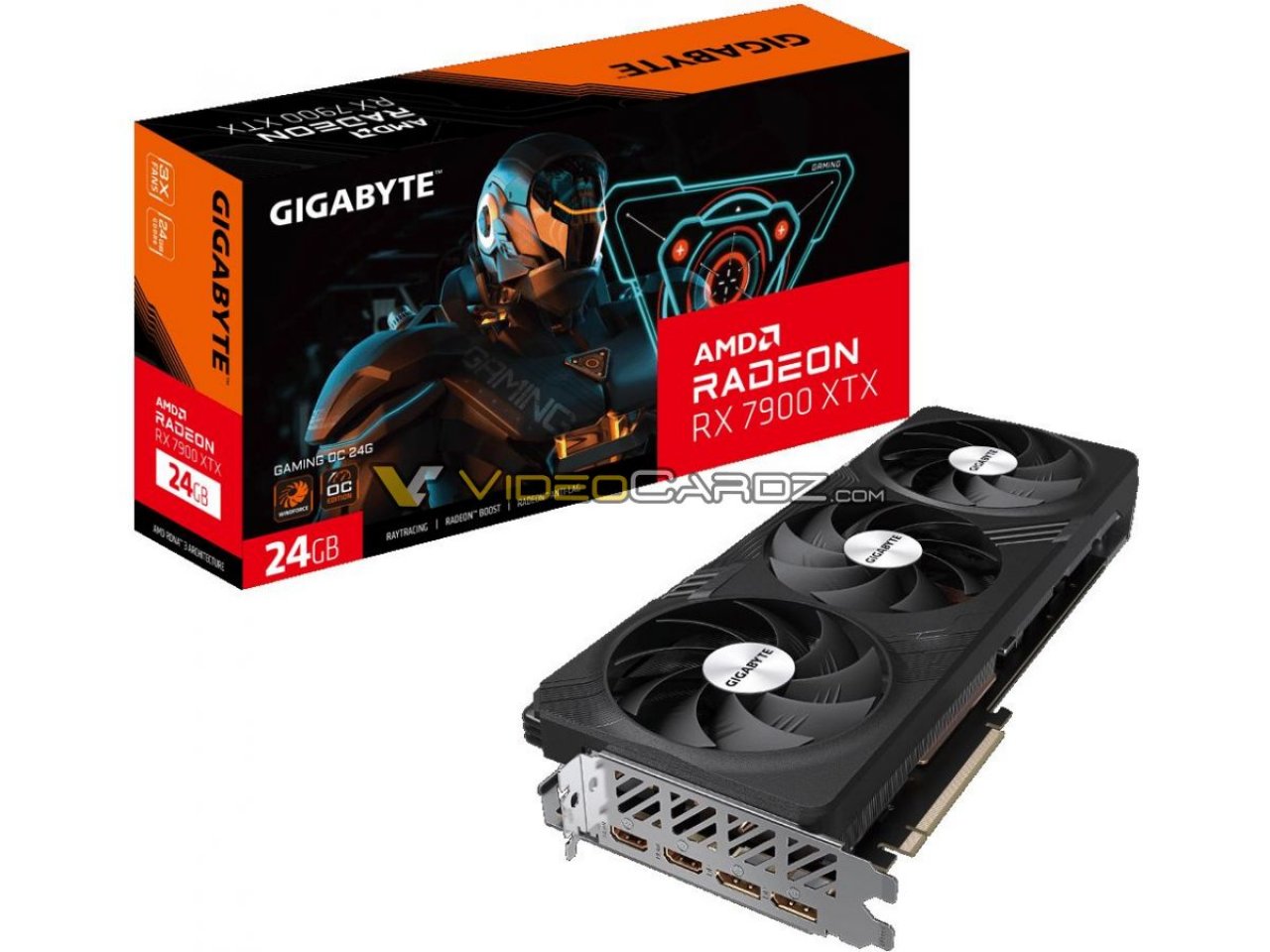 [10/12/2022] Gigabyte Radeon RX 7900 XTX Gaming OC: Schrägansicht