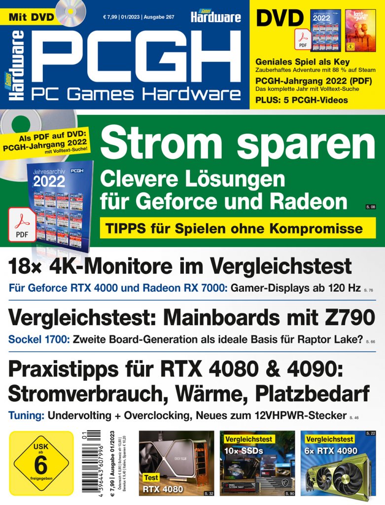 [01/12/2022] DVD-Cover der PCGH-Ausgabe 01/23.