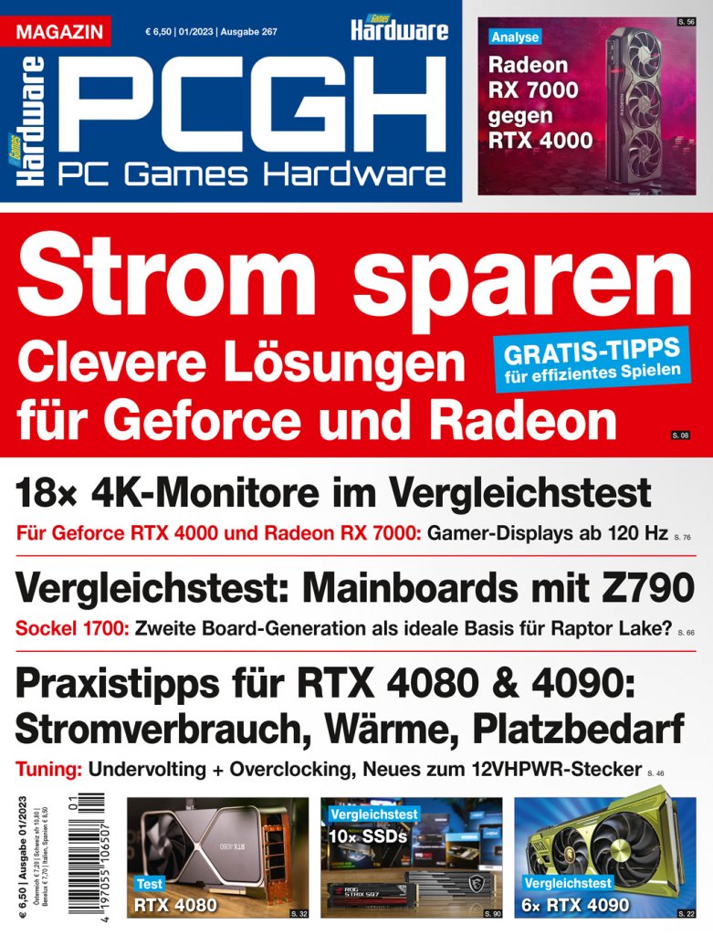 [01/12/2022] Magazin-Cover der PCGH-Ausgabe 01/23.