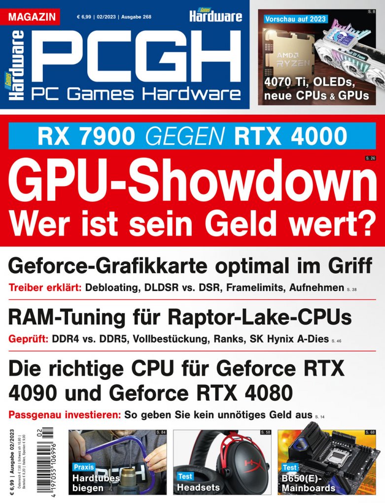 [21/12/2022] Magazin-Cover der PCGH-Ausgabe 02/23.