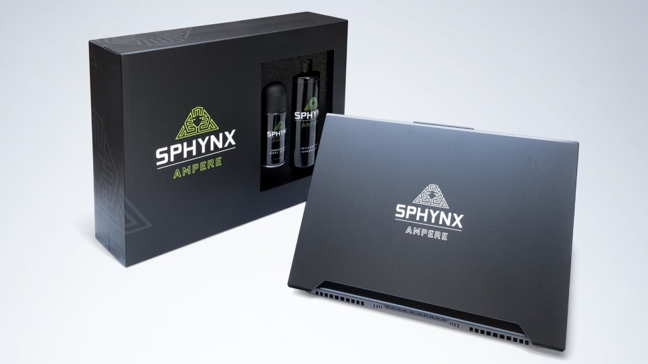[20/12/2022] Sphynx Ampere: Nvidia bündelt zwei RTX 30-Laptops mit Deo und Duschgel
